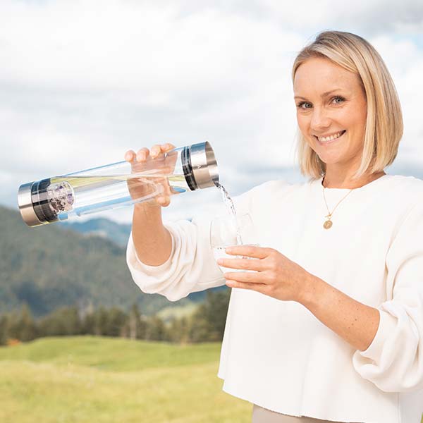 edelsteine karaffe sana gesundes wasser